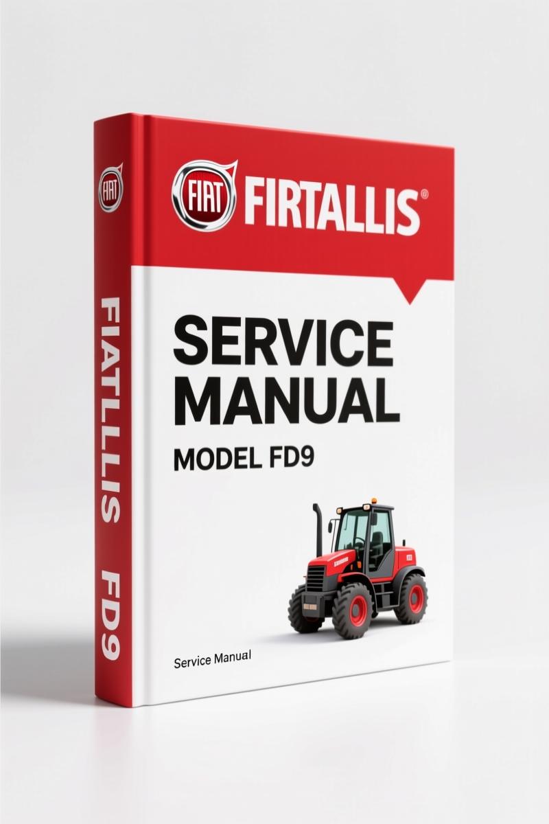 Fiatallis FD9 1990 Service Manual – OEM Factory Specifications