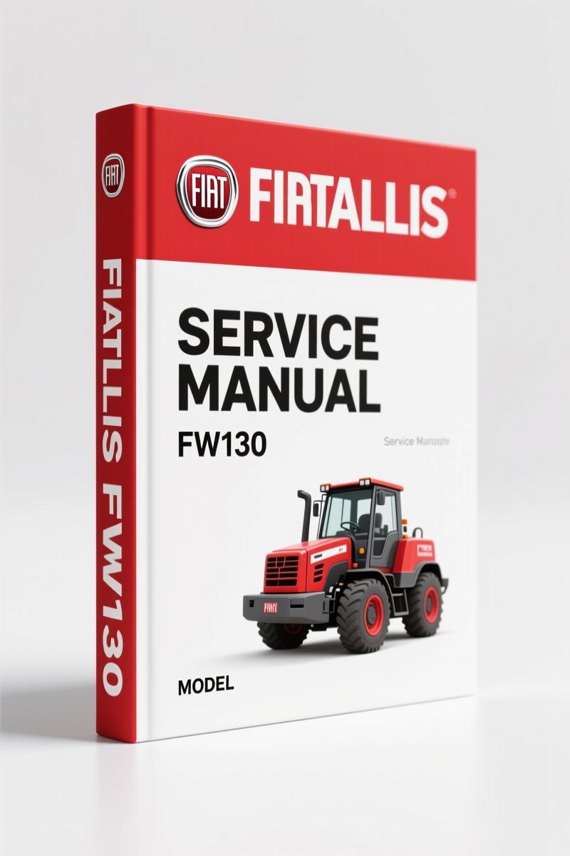 Fiatallis FW110, FW130 Service Manual – 355 Pages | OEM Factory Specs