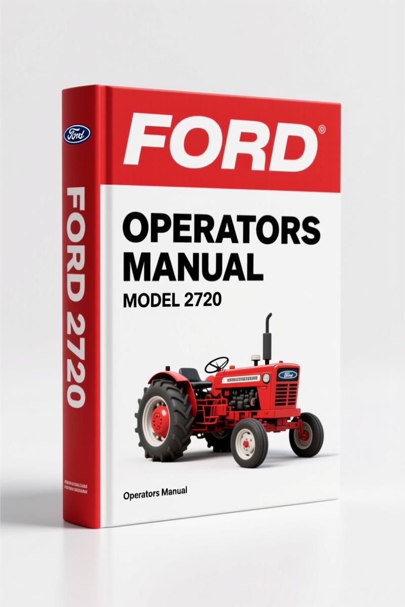 Ford 2720 Operators Manual – original factory booklet for industrial diesel engines