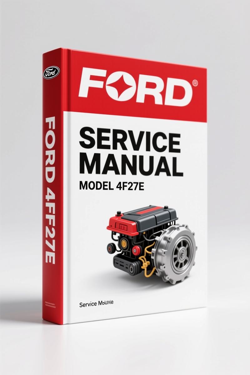 Ford 4F27E transaxle service manual 2004 cover – 112 page factory OEM document