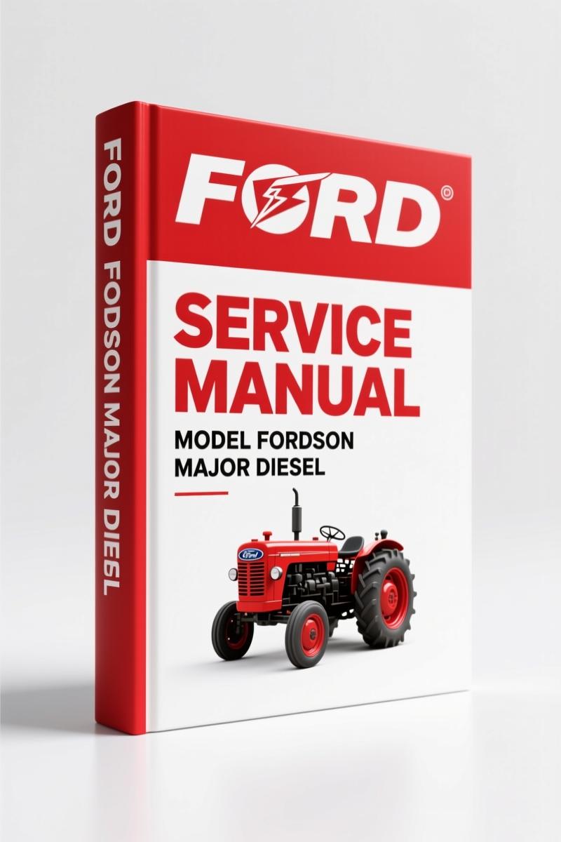 Fordson Major Diesel, Power Major, Super Major, 5000 Super Major Service Manual – 90 pages factory OEM document