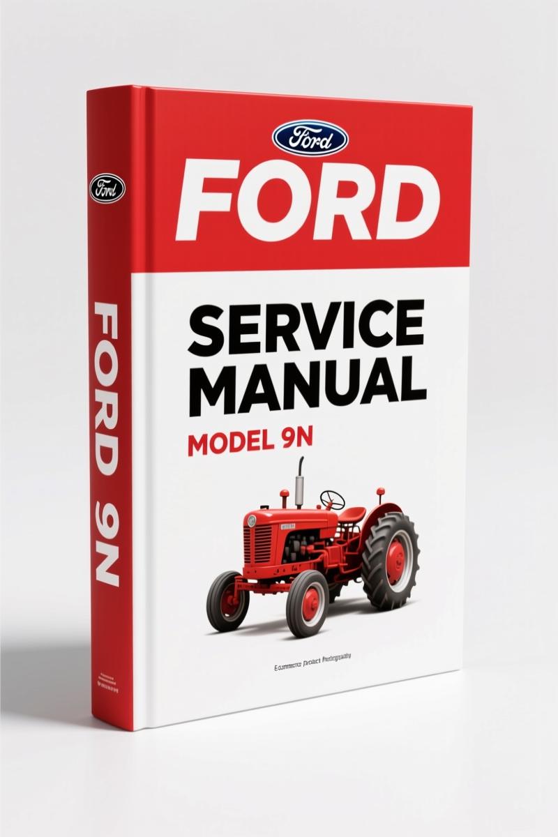 Ford 9N 2N 8N Service Manual 156 pages factory shop manual cover