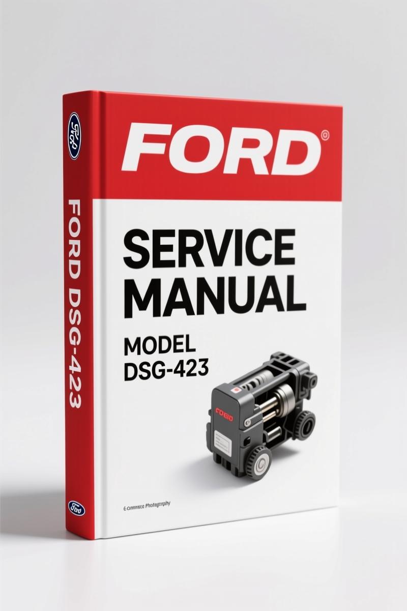 Ford DSG-423 2.3L industrial engine service manual cover 2007 OEM