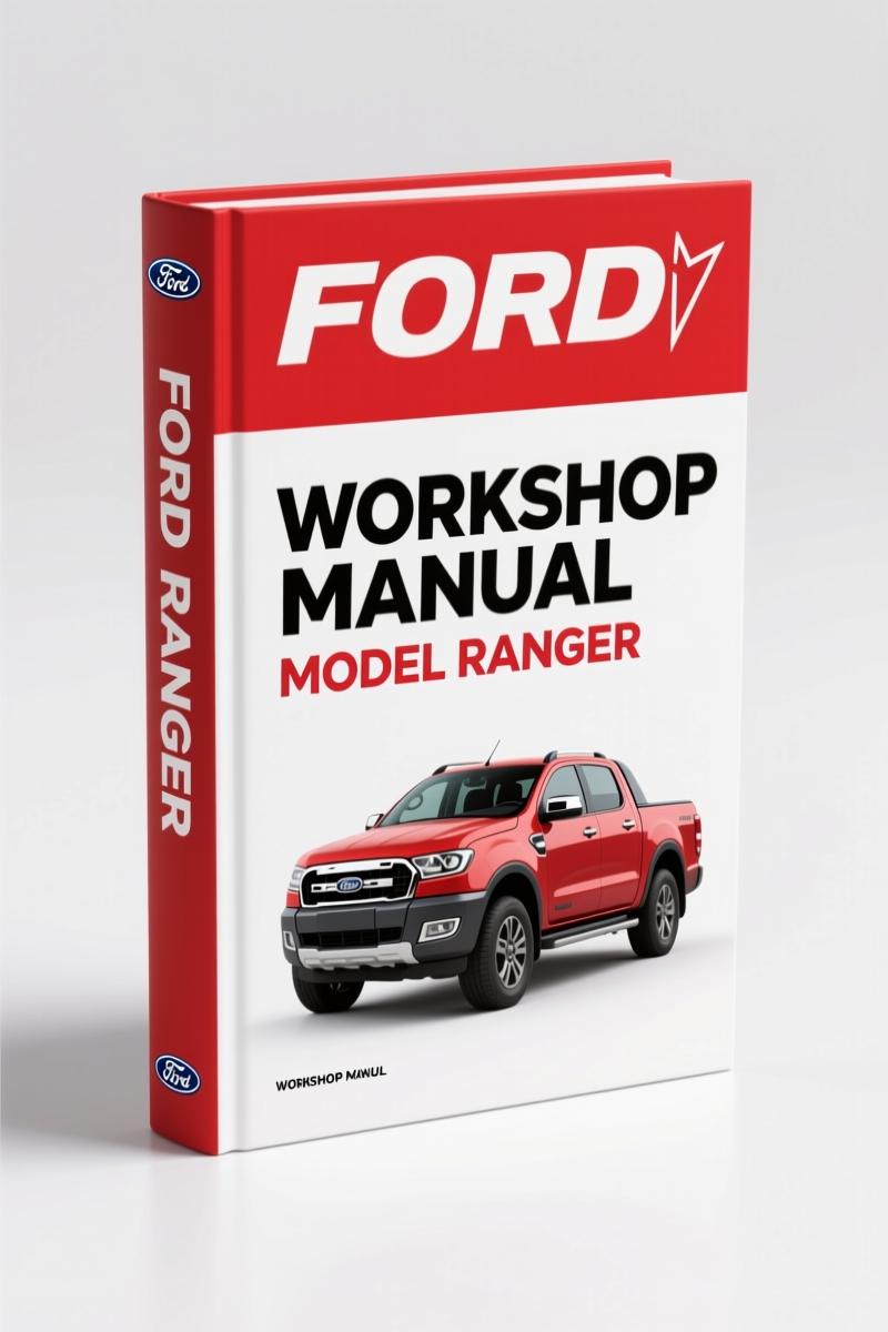2011 Ford Ranger Workshop Manual cover showing front page with Ford logo and 2011.50MY