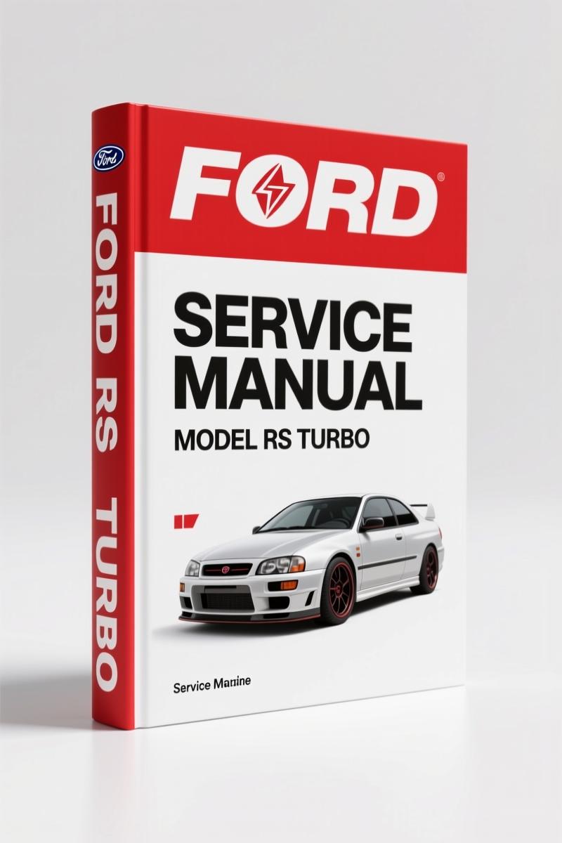 Ford RS Turbo XR3i Service Manual 256 pages cover