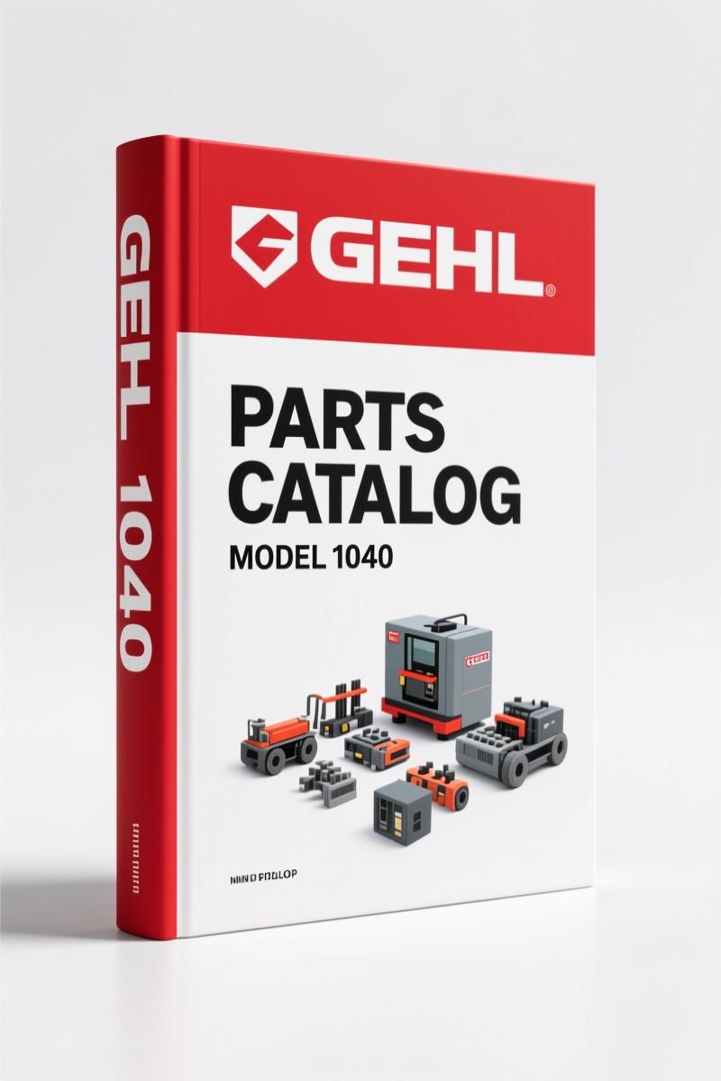 GEHL 1040 Parts Catalog – OEM Factory Parts Identification for Forage Harvester