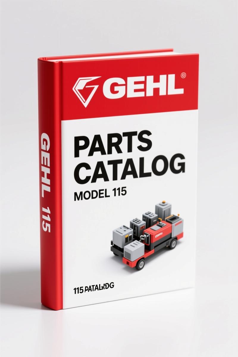 GEHL 115 Parts Catalog – 42 Pages – OEM Factory Exploded Views
