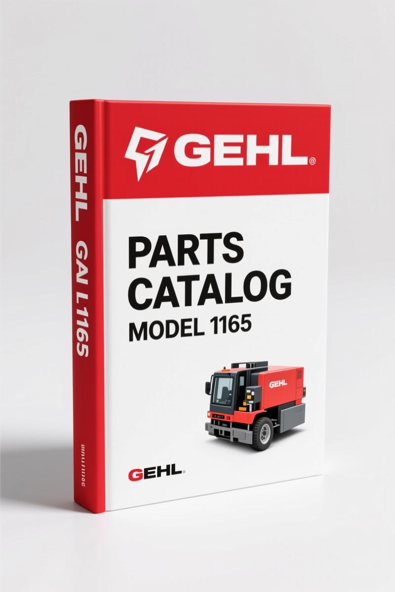 GEHL 1162, 1165 Parts Catalog – 24-Page OEM Disc Mower Manual