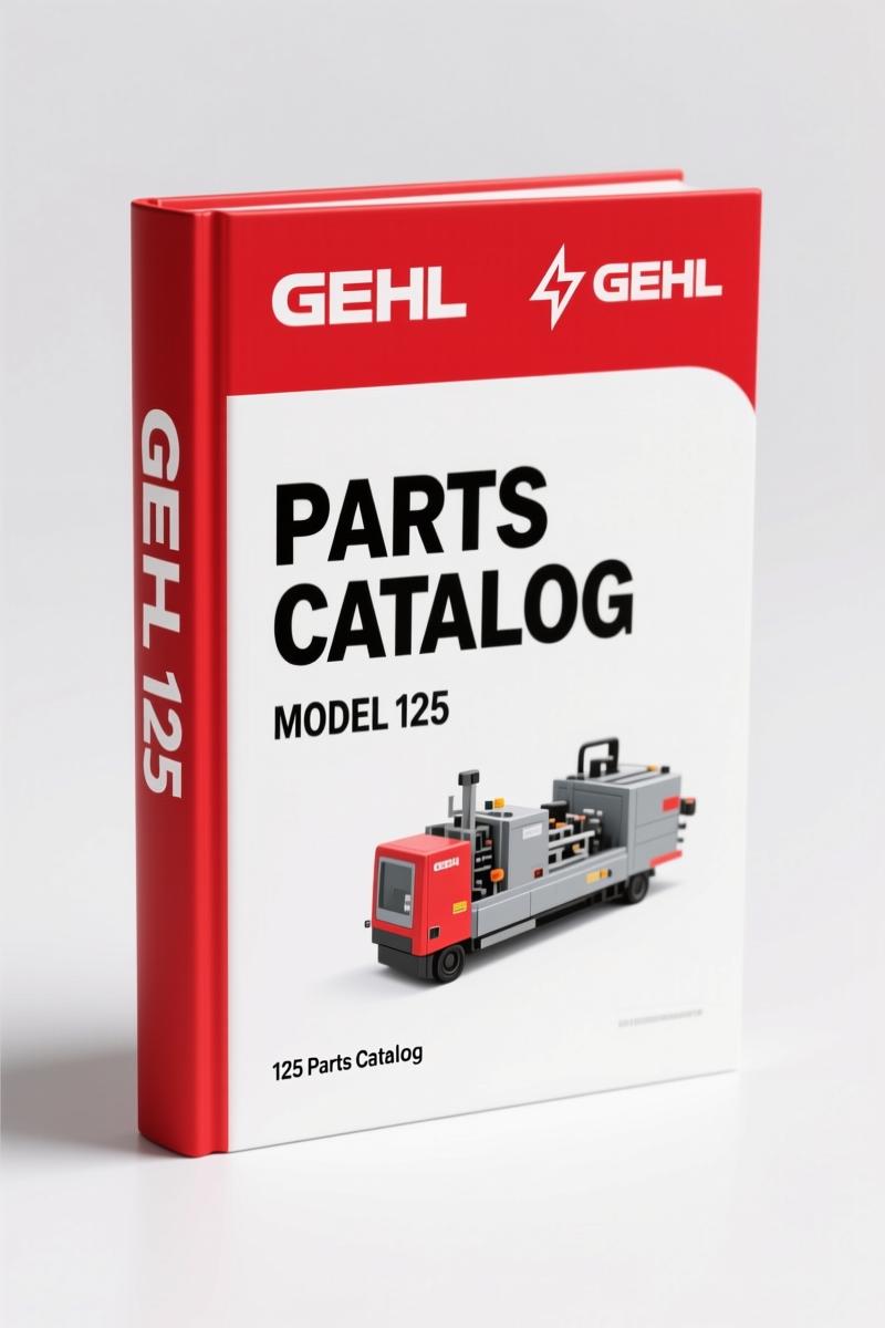 GEHL 125 Parts Catalog – OEM Factory Parts Index for Mix-All Model 125