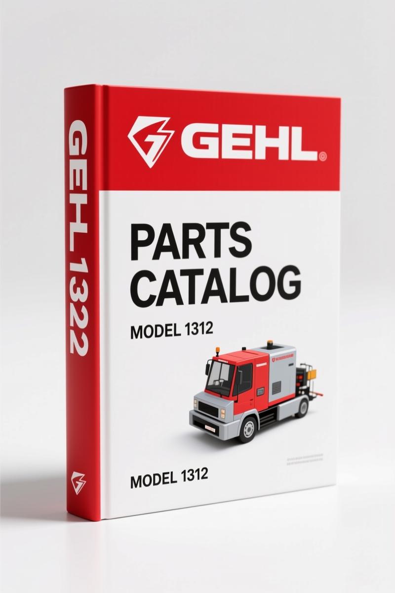 GEHL 1309, 1312, 1315, 1322 Parts Catalog – 56 Pages