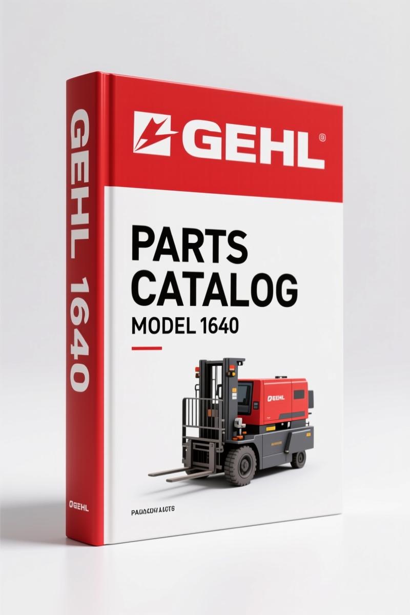 GEHL 1640 Parts Catalog – 16 Pages OEM Factory Specs
