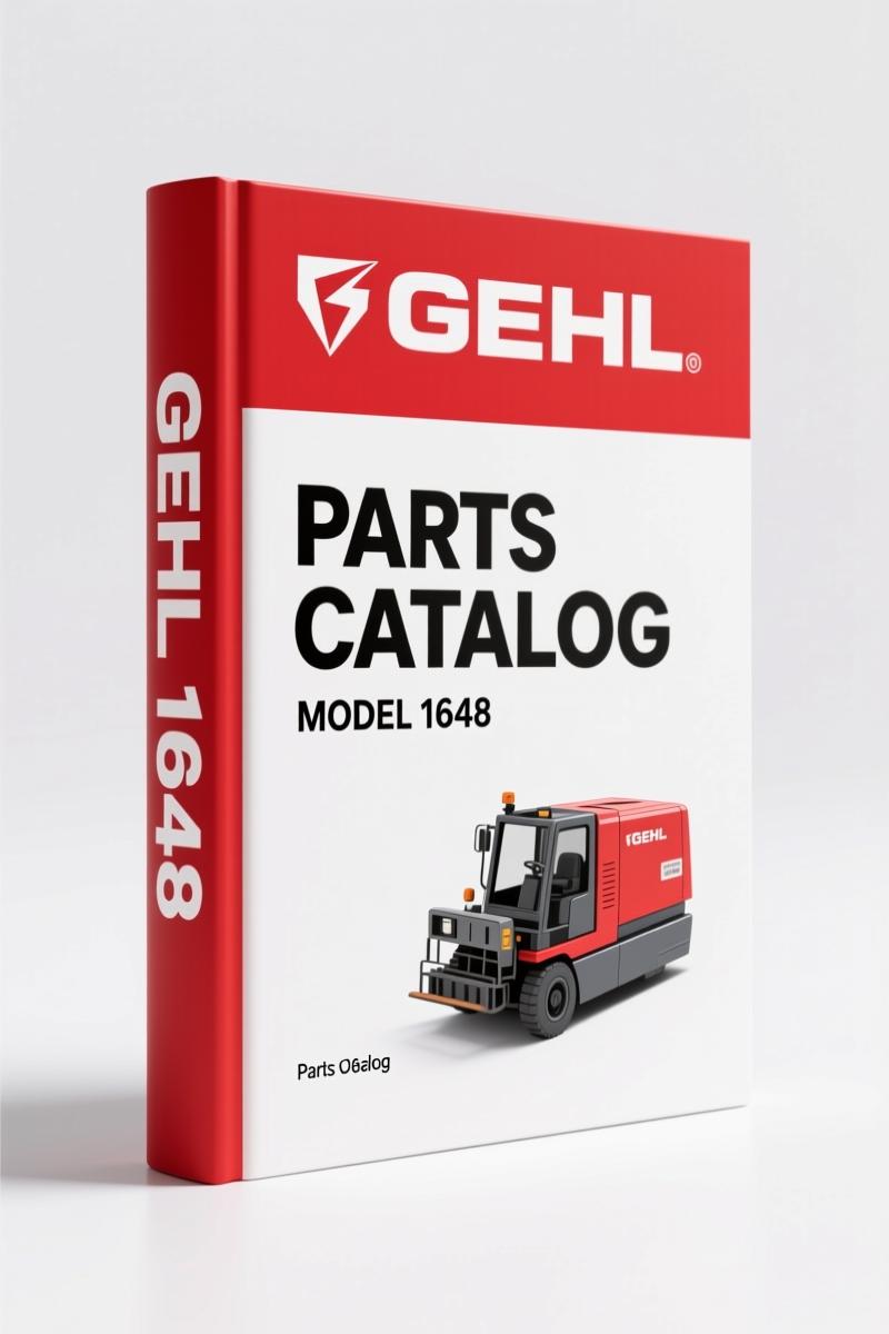 GEHL 1648 2009 Parts Catalog – 112-Page OEM Parts Manual