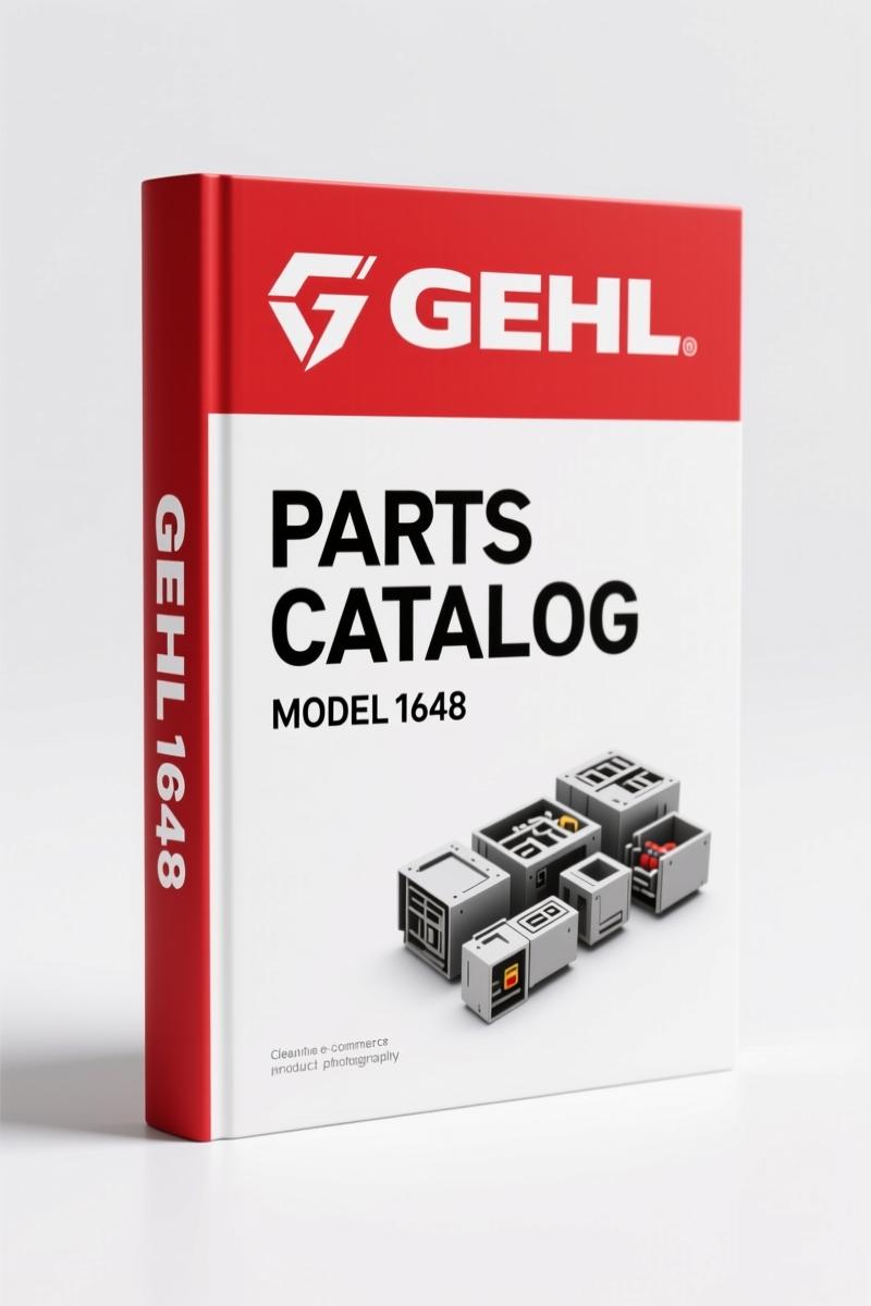 GEHL 1648 Parts Catalog – Factory Indexed Diagrams for Asphalt Paver