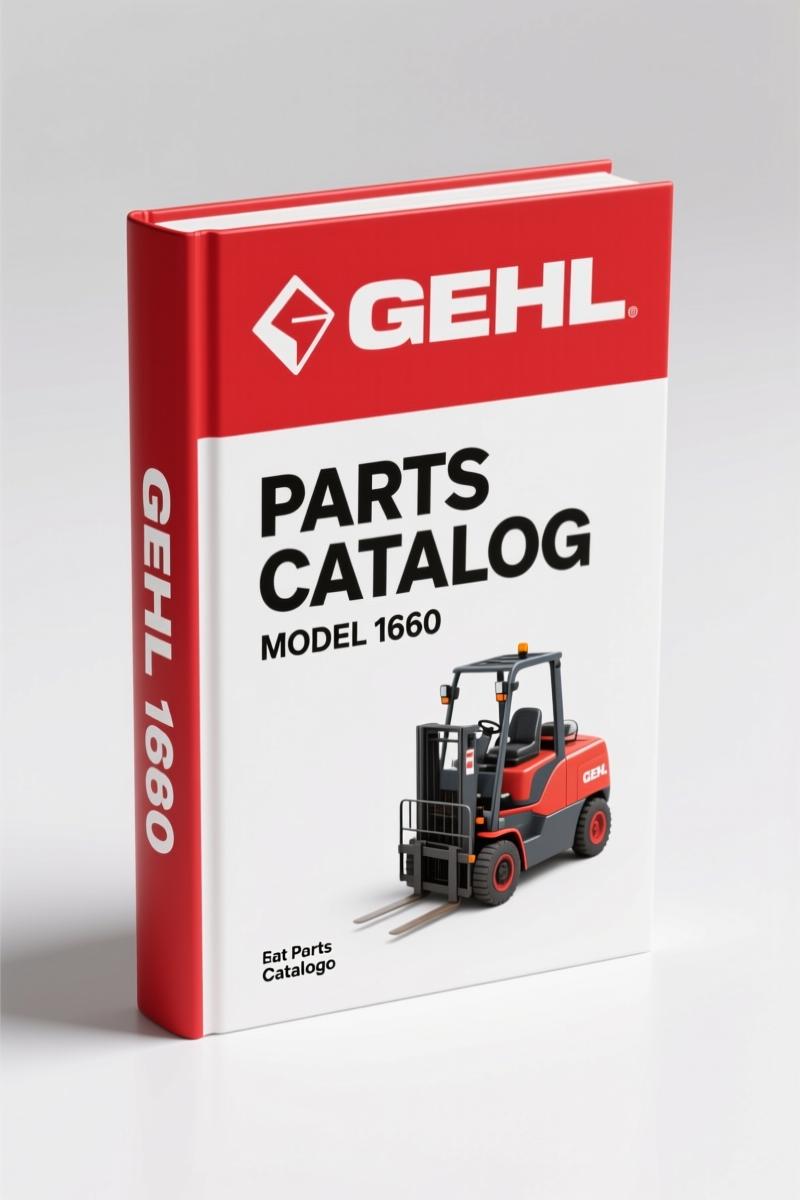 GEHL 1660, 1660HD Parts Catalog – 44 Pages OEM Factory Specs