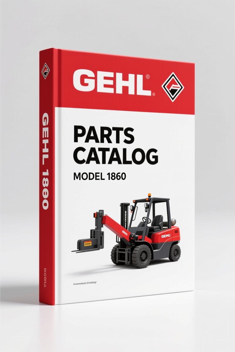 GEHL 1860 Parts Catalog – Factory OEM Parts Index, 48 Pages