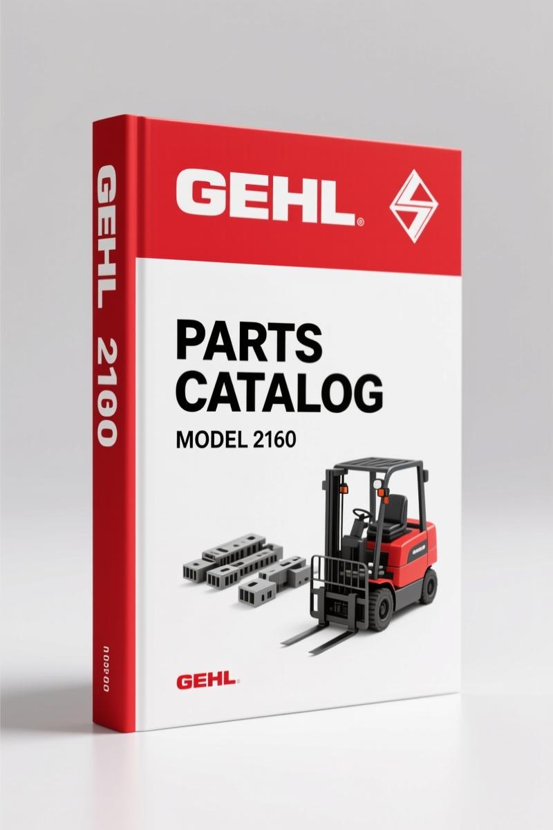 GEHL 2130, 2160 Parts Catalog - 36 Pages OEM Parts Manual