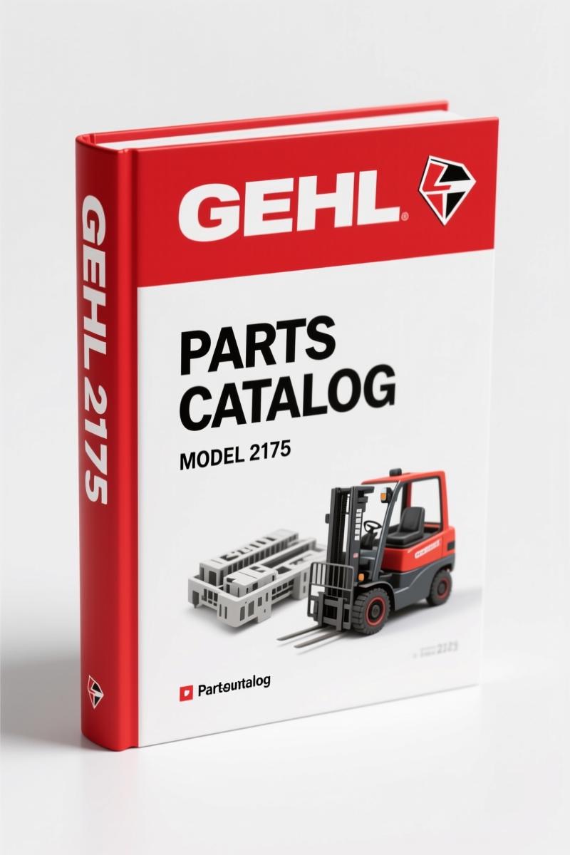 GEHL 2175 Parts Catalog – 40 Pages OEM Exploded Views