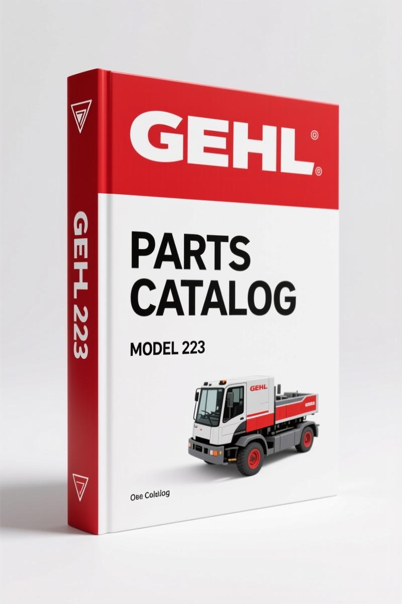 GEHL 223 2009 Parts Catalog – Factory Exploded-View Diagrams & Part Numbers