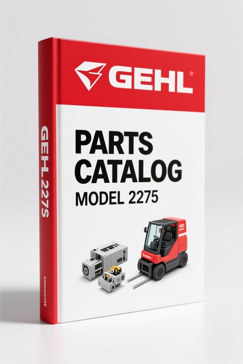 GEHL 2245, 2275 Parts Catalog – 53 Pages Official OEM