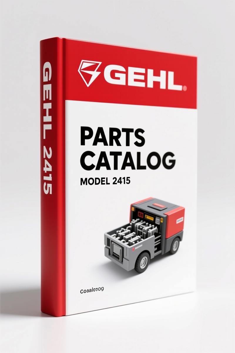GEHL 2415, 2418 Parts Catalog – Factory Component Index