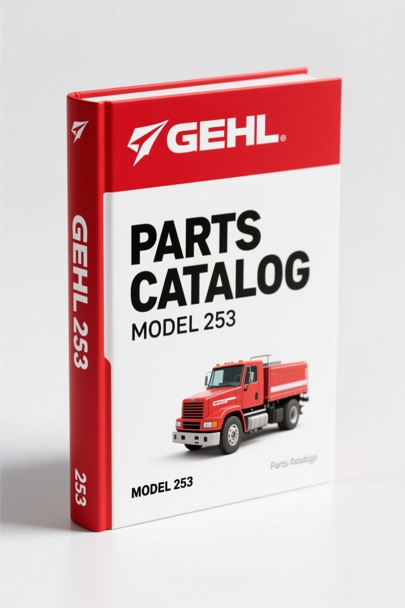 GEHL 253 Parts Catalog – 108-Page OEM Factory Parts Manual