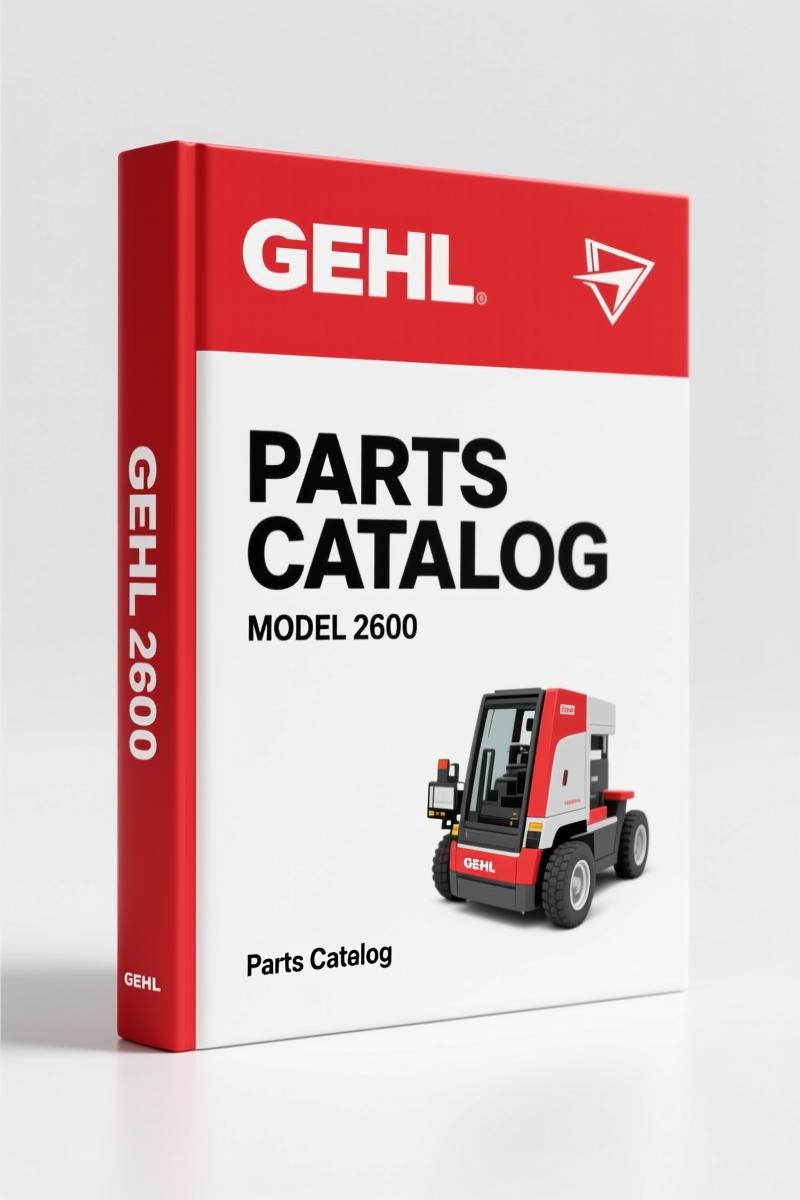 GEHL 2600 Parts Catalog – 44 Pages OEM Factory Specs