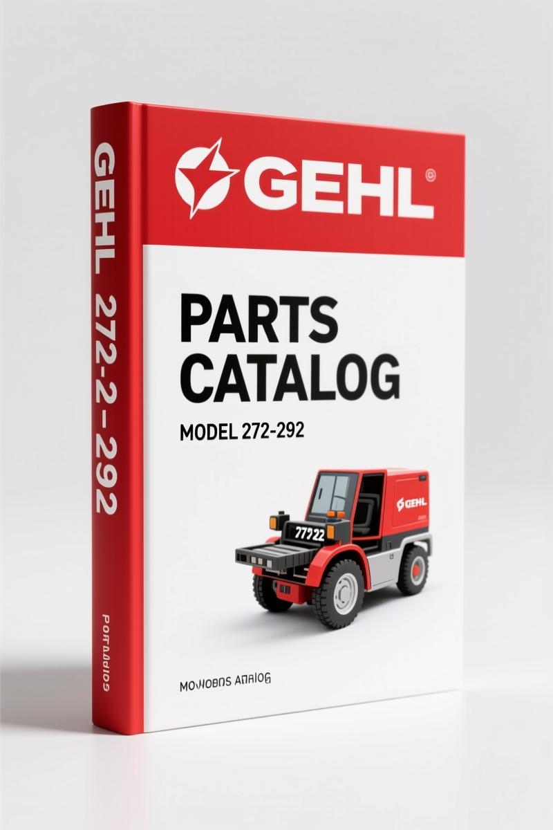GEHL 272-292 Parts Catalog – Official OEM Parts Manual for Mini-Excavator