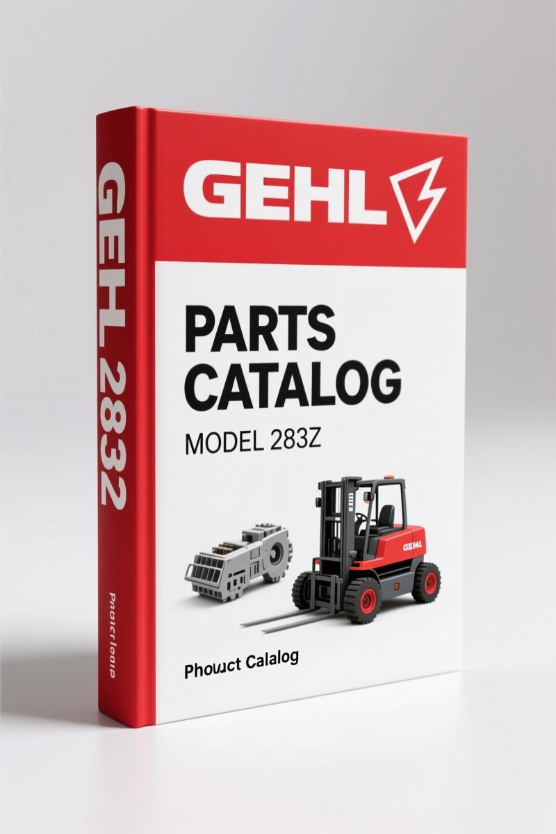 GEHL 283Z 2008 Parts Catalog – Factory Exploded Views & Torque