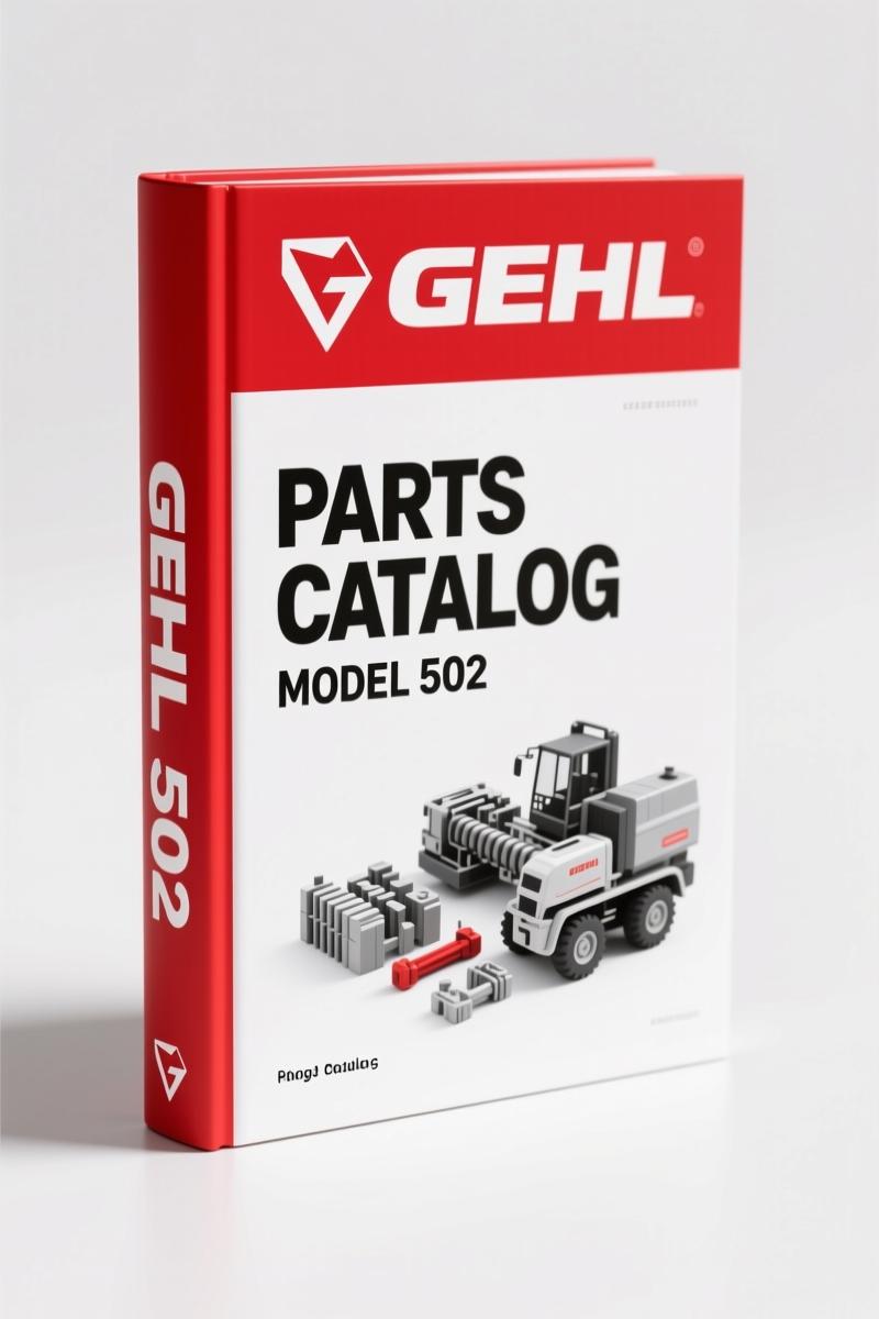 GEHL 502 2007 Parts Catalog – Compact Excavator OEM Parts Manual
