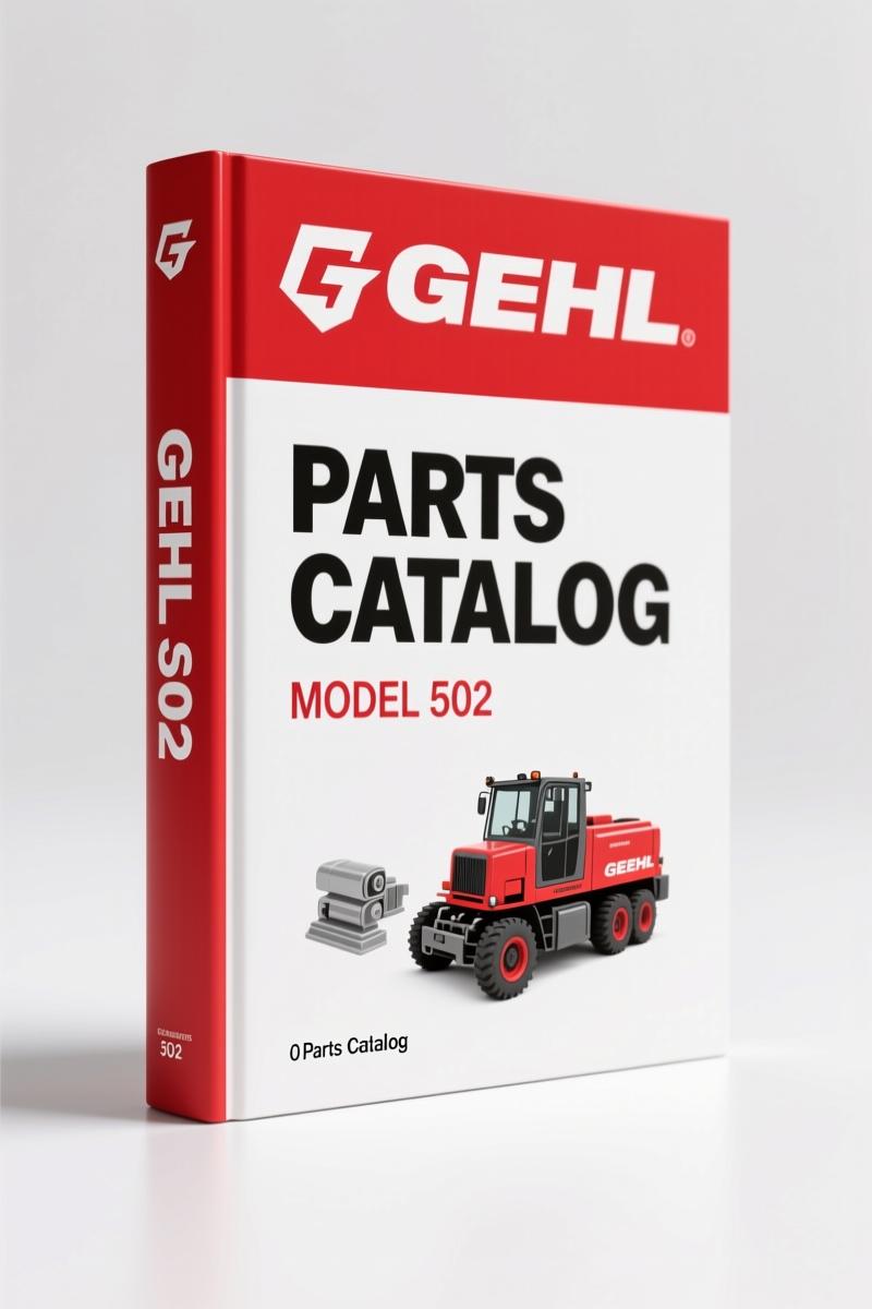 GEHL 502 2007 Parts Catalog – Factory Parts for Compact Excavator