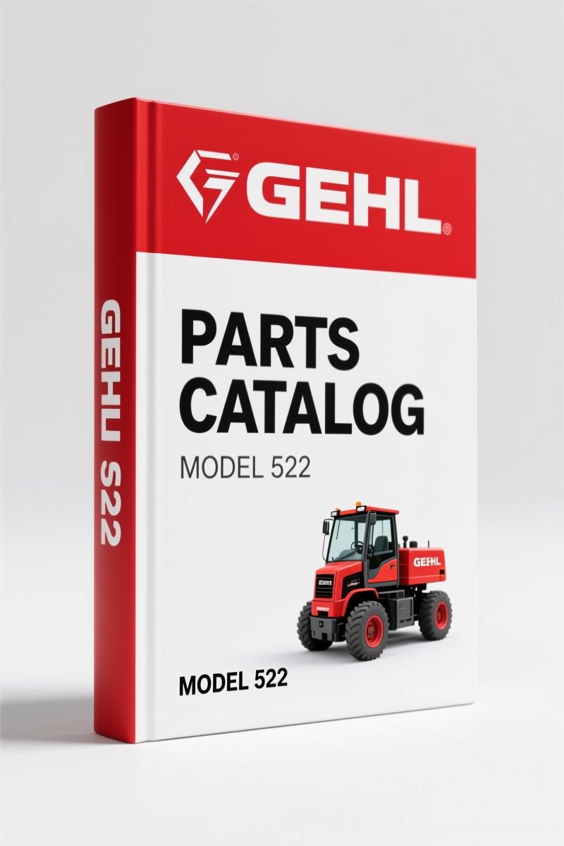GEHL 520, 522 Parts Catalog – OEM Factory Parts Manual for Finger Wheel Rakes