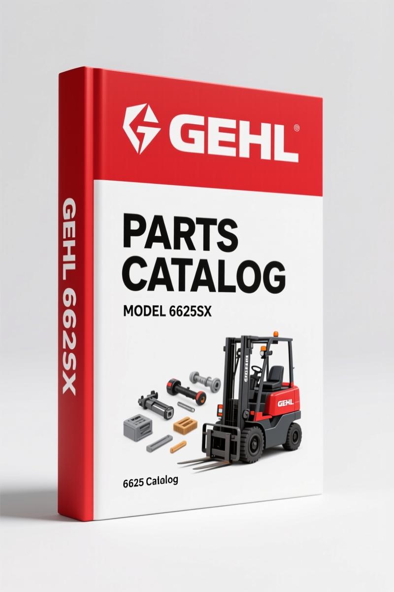 GEHL 6625 6625sx Parts Catalog – 96 Pages OEM Parts Index