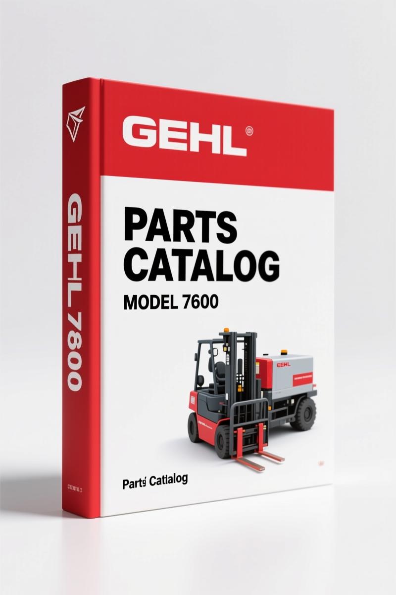 GEHL 7600, 7800 Parts Catalog – OEM Parts Identification