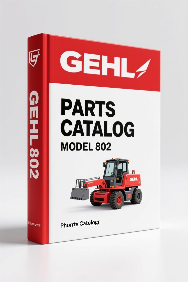 GEHL 802 Parts Catalog – 168 Pages of Factory Parts Identification