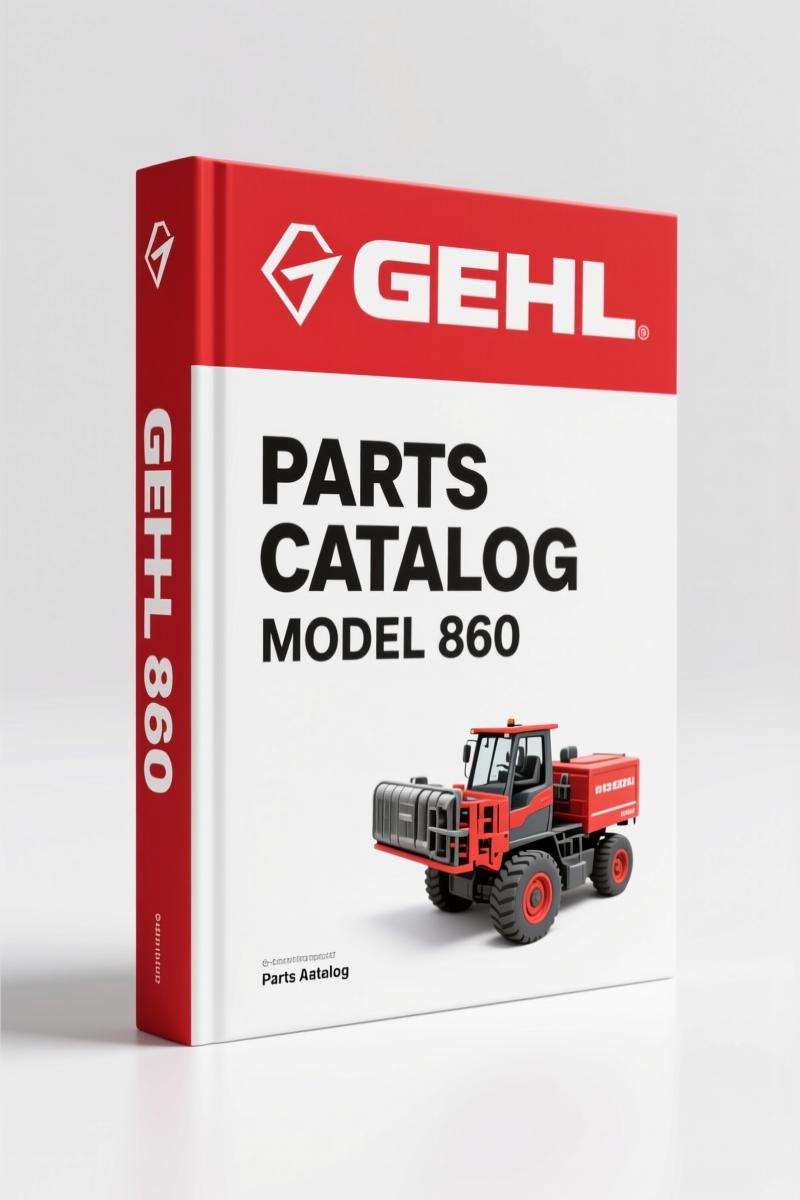 GEHL 860, 865 Parts Catalog – 88 Pages OEM Parts Manual