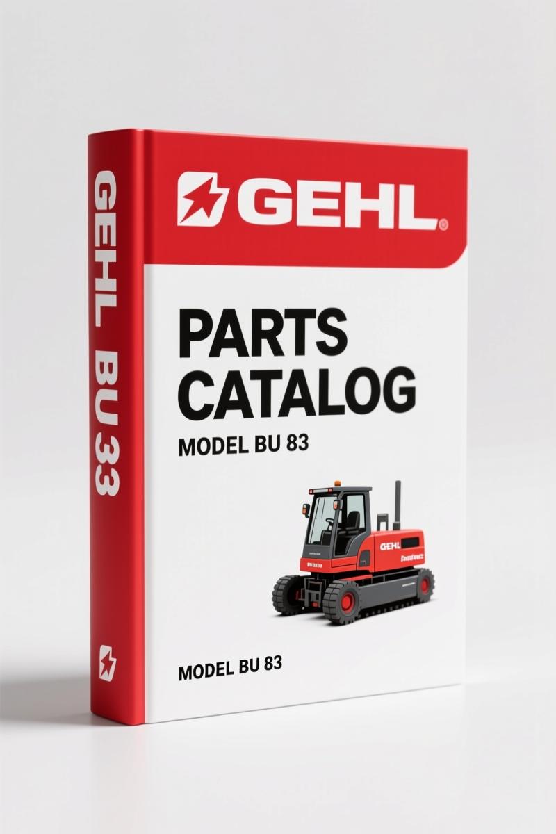 GEHL BU 80, BU 81, BU 82, BU 83, BU 84 Parts Catalog – 48-Page OEM Exploded Views