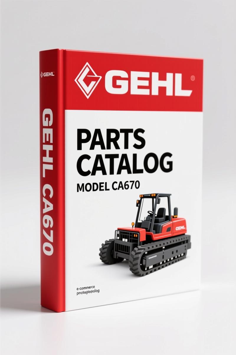 GEHL CA670 Parts Catalog – 16-Page OEM Parts Identification