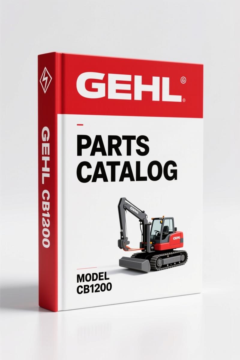 GEHL CB1200 Parts Catalog – 68 Pages OEM Factory Specs