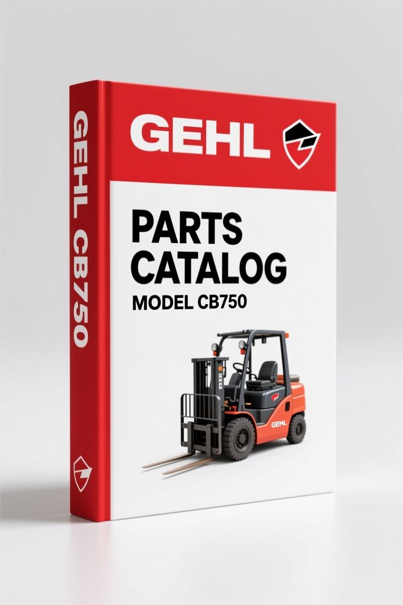 GEHL CB750 Parts Catalog – 60-Page OEM Parts Manual