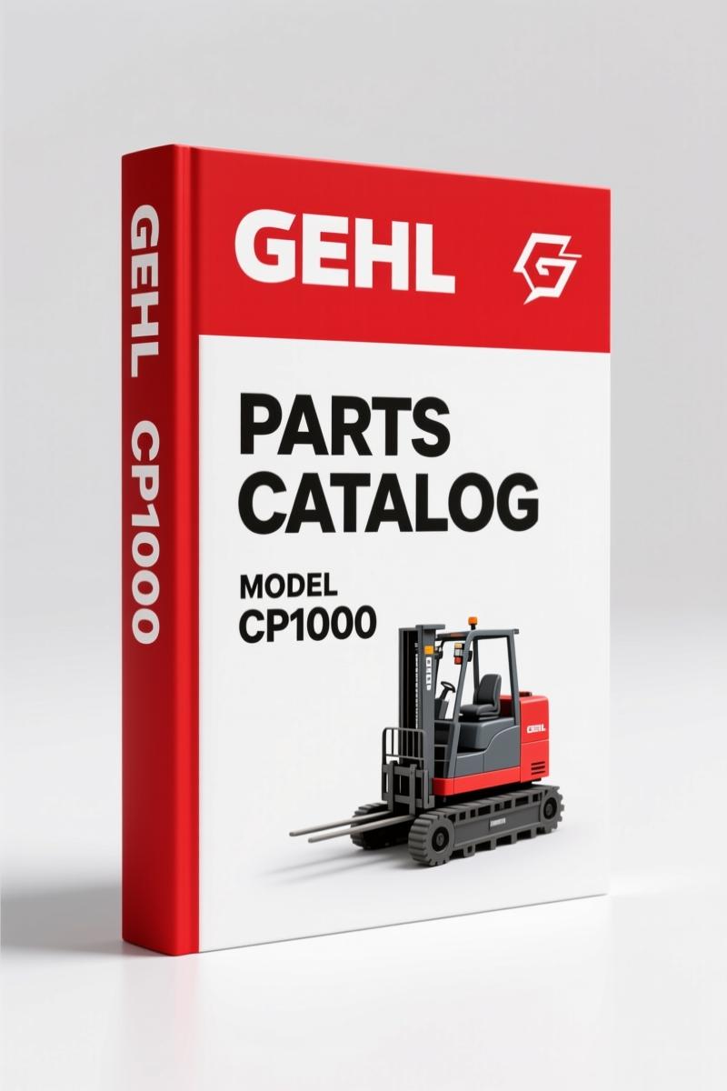 GEHL CP1000 Parts Catalog – 16 Pages OEM Factory Specs