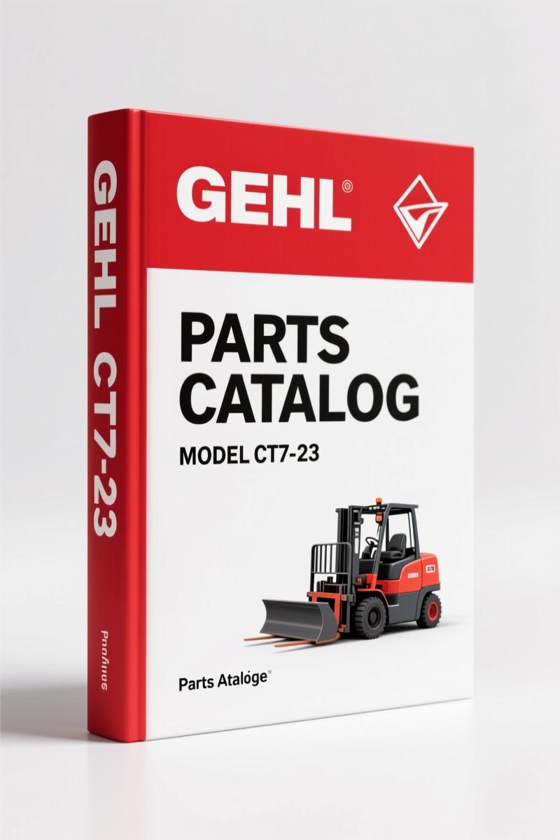 GEHL CT7-23 2009 Parts Catalog – 234 Pages OEM Factory Specs