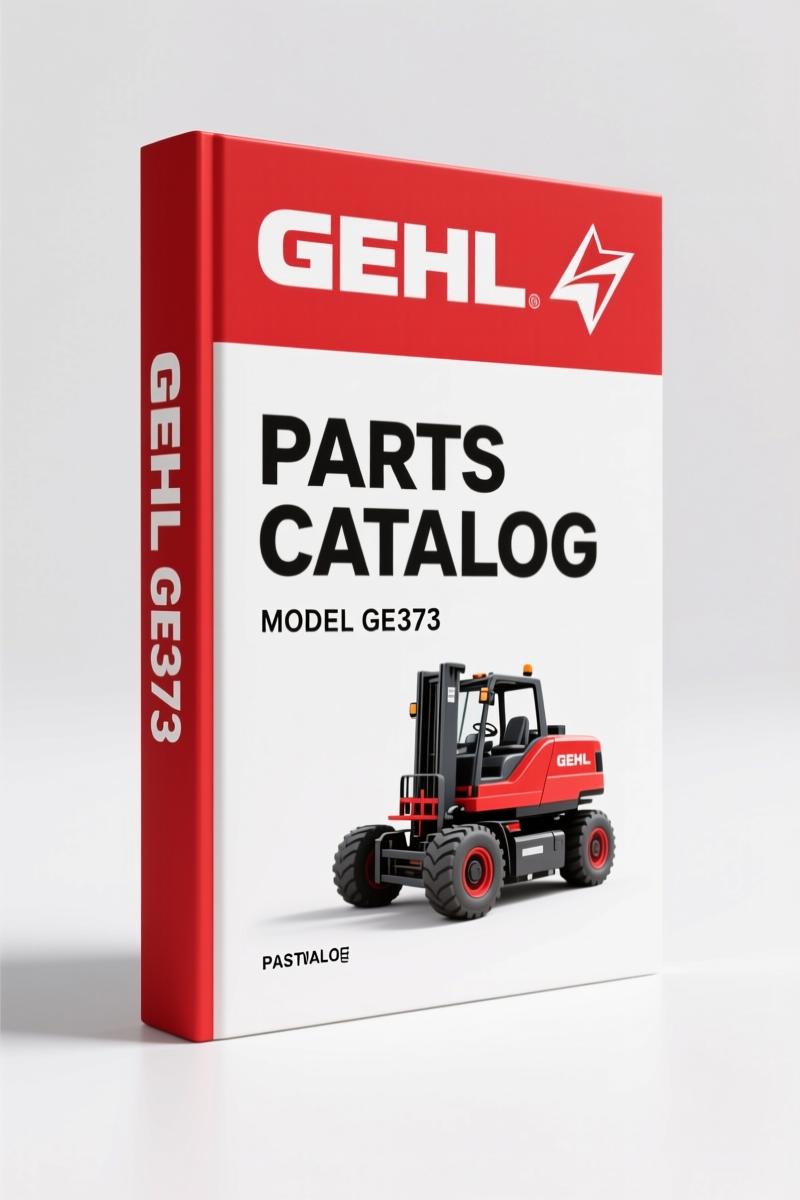 GEHL GE353, GE373 Parts Catalog – 117 Pages OEM Exploded Views