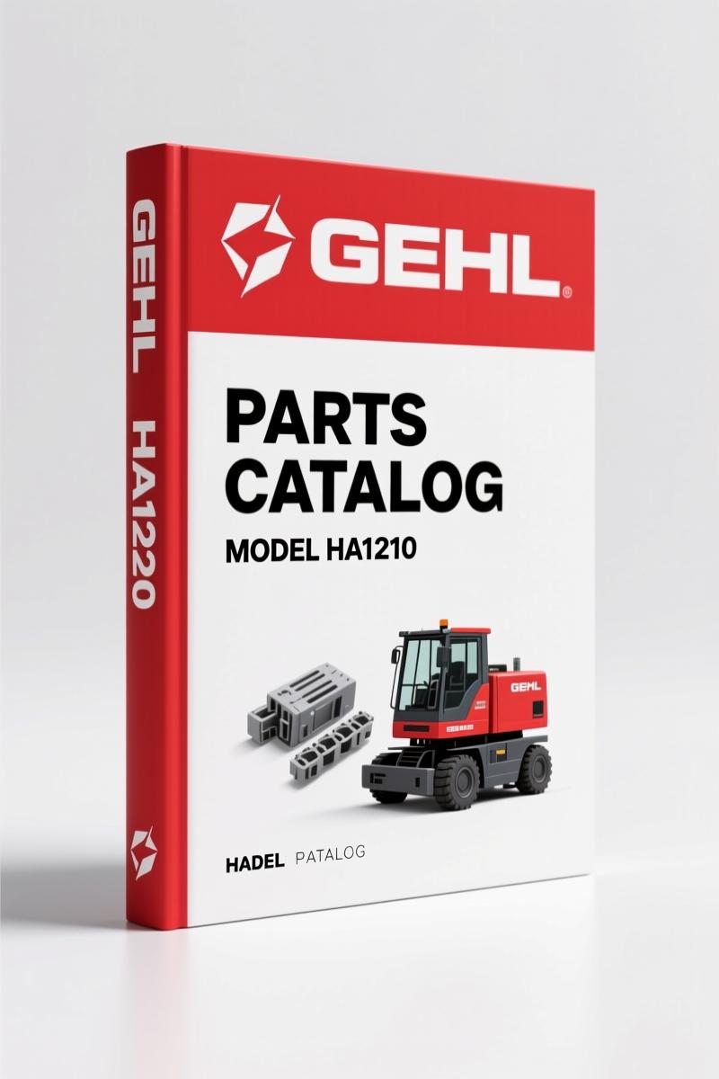 GEHL HA1210 Parts Catalog – 32 Pages OEM Factory Specs
