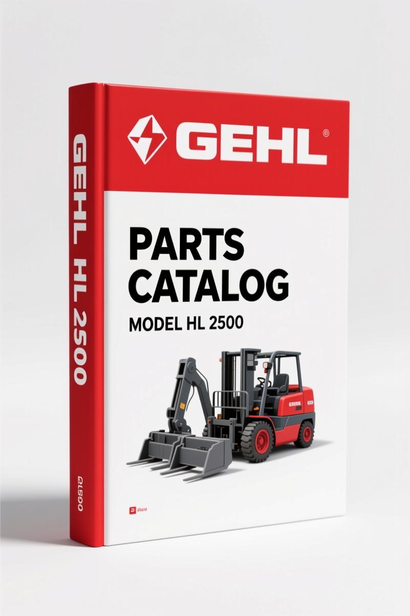 GEHL HL 2500 Parts Catalog – 36 Pages OEM Factory Exploded Views