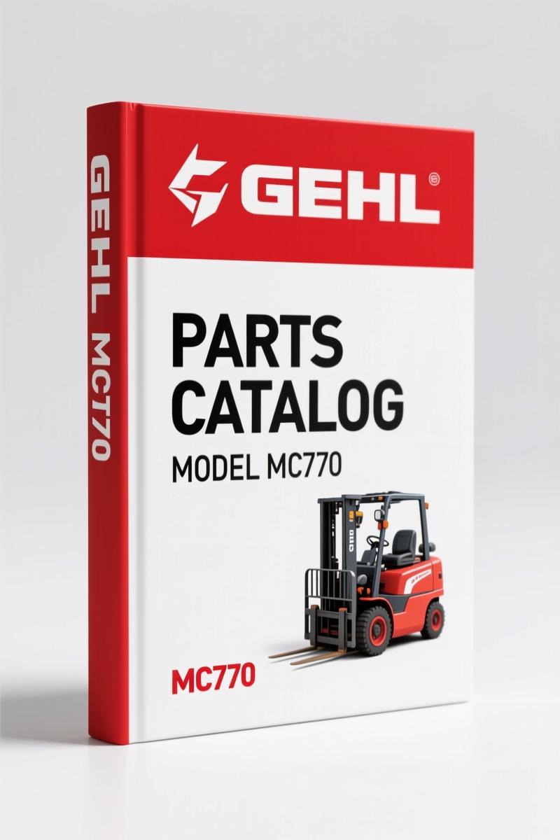 GEHL MC770, MC880 Parts Catalog – 32 Pages OEM Factory Index