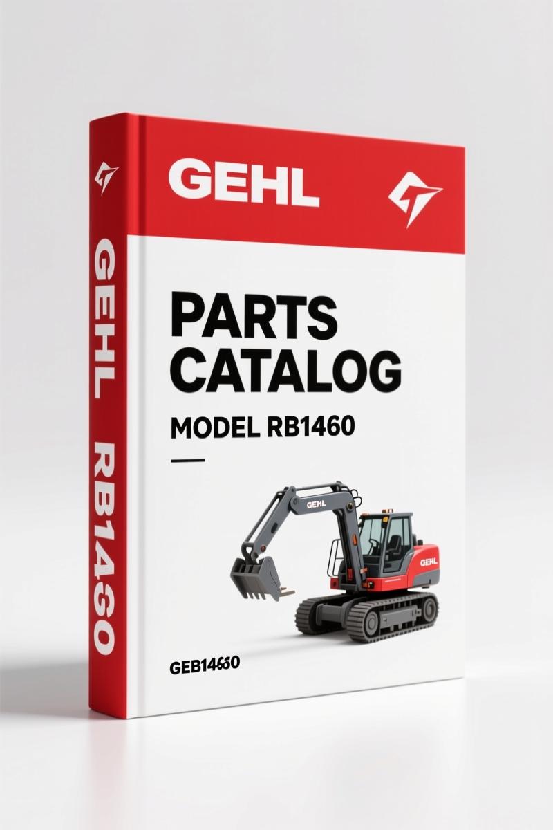 GEHL RB1460 Parts Catalog – 48 Pages OEM Factory Specs for Round Baler