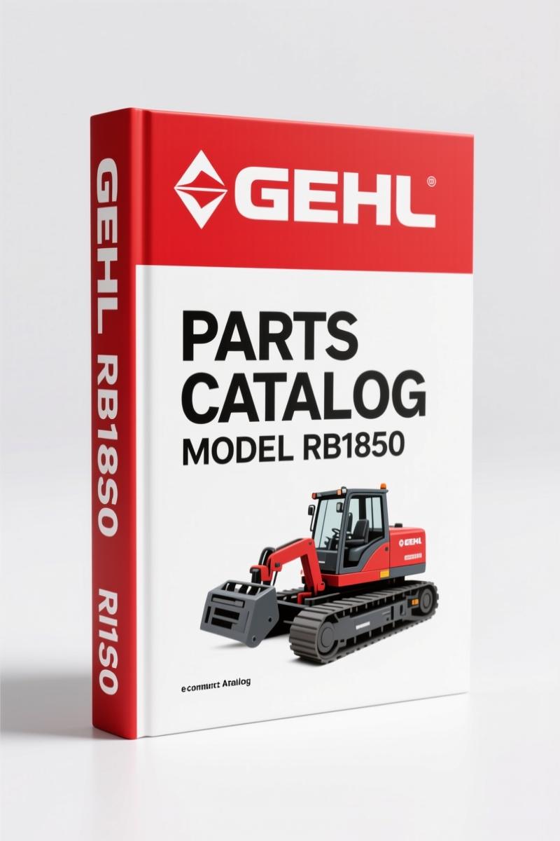 GEHL RB1850 Parts Catalog – 48 Pages OEM Factory Specs