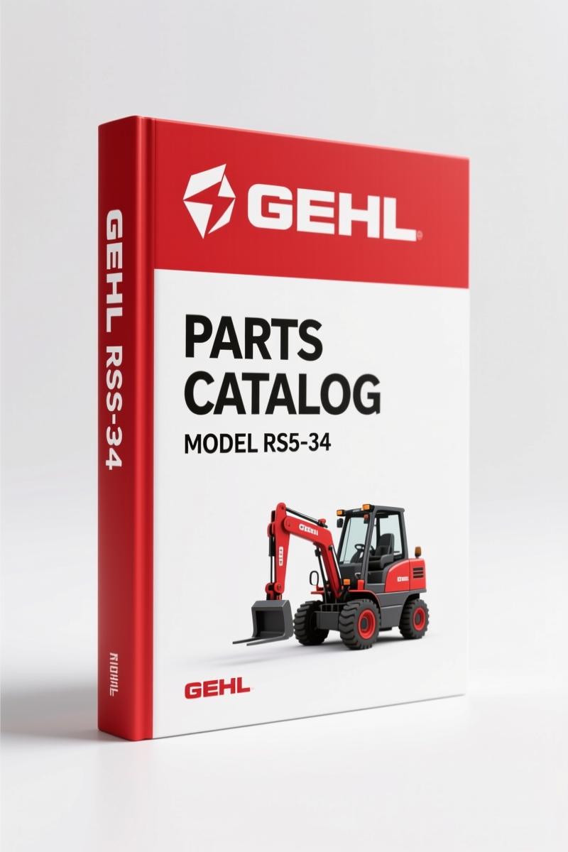 GEHL RS5-34 2008 Parts Catalog – Factory Indexed