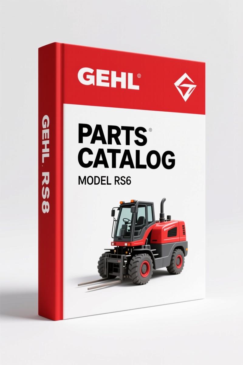 GEHL RS6, RS8 2008 Parts Catalog – 158 Pages | Factory Specs