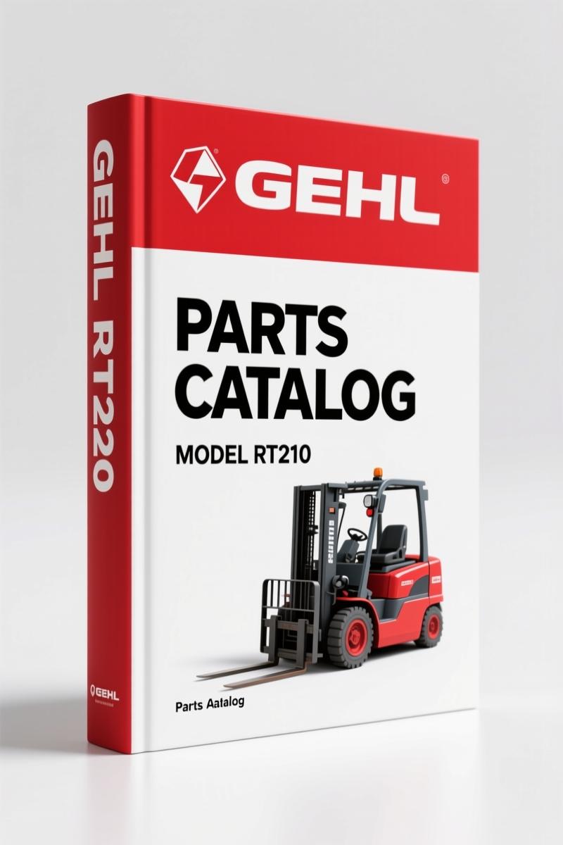 GEHL RT210 2013 Parts Catalog – 148 Pages OEM Factory Specs